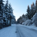 La Route de Saffloz en Hiver